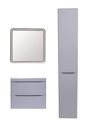 Тумба с раковиной Style Line Бергамо мини Люкс Plus 70 см подвесная