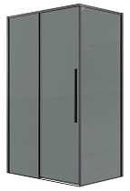 Душевой уголок Grossman Galaxy 120.K33.01.1480.42.10 140x80 тонированный, графит сатин