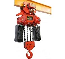 Цепная передвижная электрическая таль OCALIFT 10-04S г/п 10 тонн, высота 6 м, питание 380в OCA1004ST6m