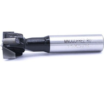 Сверло чашечное четырехзаходное по дереву FT120102R (15х57 мм; хв-к 10 мм; правое вращение) МНОГОФРЕЗ 6590