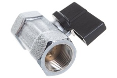 Шаровой кран ELSEN MINI прямой 3/8 3/8 ВВ ручка-бабочка EV92.3838