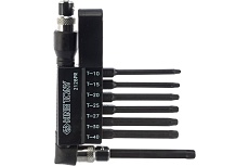 Набор вставок бит с воротком-битодержателем (1/4&quot;, TORX, T10-T40, L = 60 мм, 8 предметов) King Tony 2128PR