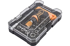 Реверсивная отвертка с насадками Ingco Т-образная, 24 шт. HKSDB0188