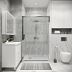 Душевая дверь Grossman Cosmo 100x195 прозрачное, хром 100.K33.02.100.10.00