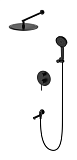 Душевой набор Oliveeka Y-Line OL-939017-MB черный матовый