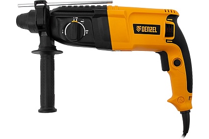 Электрический перфоратор Denzel rhh-800-26, sds-plus, 800 вт, 3 дж, 3 плюс 1 режим 26607