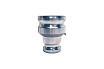 Камлок TITAN LOCK типа AA (переходник ниппель 1,5" х ниппель 1,5"), алюминий, TL150AAAL