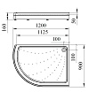 Поддон для душа Радомир 1-11-0-1-0-010 120x90 L