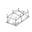 Монтажный комплект к Jika Delicia 140x80 см