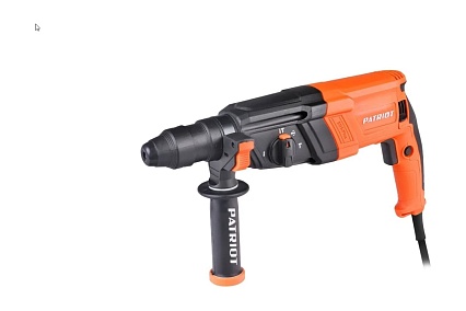Перфоратор Patriot RH 267Q SDS+, мощность 825 Вт, 2.8 Дж, 3 режима работы, макс.диаметр 26 мм, быстросменный патрон QCC, набор буров и долот, глубиномер, кейс 140301328