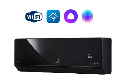 Сплит-система инверторного типа Electrolux Onix Super DC EACS/I-24HIX-BLACK/N8 комплект НС-1598864