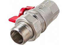 Шаровой кран Valfex PREMIUM для воды, с американкой, 3/4&quot; ВР/НР, бабочка VF.227.NB1.034.PREMIUM
