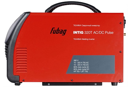 Сварочный инвертор Fubag INTIG 320 T AC/DC PULSE + Горелка FB TIG 26 5P 4m 38459 38431.2