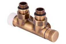 Узел нижнего подключения SR Rubinetterie угловой 1/2&quot;х3/4&quot;е бронза левый 0685-1500Z0E0