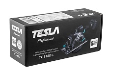 Аккумуляторная циркулярная пила Tesla TCS18BL 18В LiION 6000 об/мин, 125x22 мм, максимальный пропил 42 мм 834527