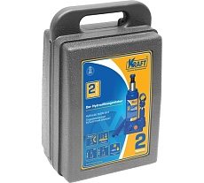 Бутылочный домкрат Kraft 2 т, в кейсе KT 800012