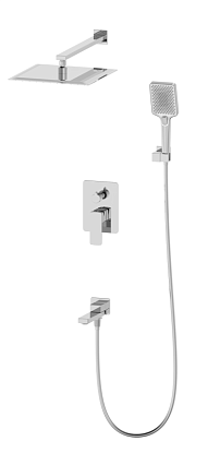 Душевой набор Oliveeka D-Line OL-939003-BN никель матовый