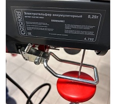 Электротельфер аккумуляторный Сорокин 0,25 т 200 w 4.732