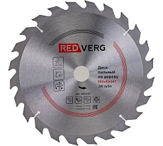 Диск пильный по дереву твердосплавный (300х32/30 мм; 24 зуба) Redverg 6621235
