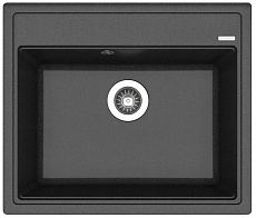 Кухонная мойка Florentina Липси 60 см, антрацит FSm