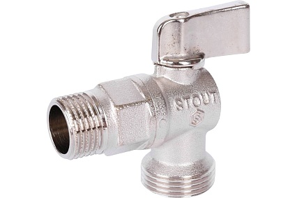 Угловой шаровой кран для бытовой техники STOUT Svb-0059-001234 1/2" х 3/4" RG008UJRC5H4FV