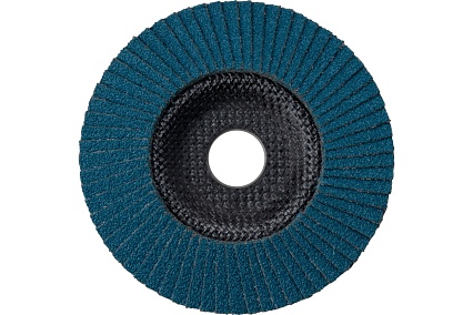 Круг лепестковый торцевой, прямой, цирконат 65% 125х22.2 мм, P-100 ABRAFORM AF-FLAP-FT-125-P100-ZR65
