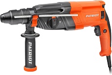 Перфоратор Patriot RH 243Q SDS+, мощность 770 Вт, 2.6 Дж, 3 режима работы, быстросменный патрон QCC, макс.диаметр 24 мм, глубиномер, кейс 140301344