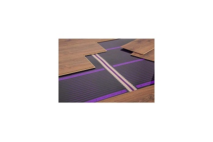 Электрический пленочный инфракрасный теплый пол VIOLET FLOOR 130, 4 кв.м, ширина 1 м VLT1000060