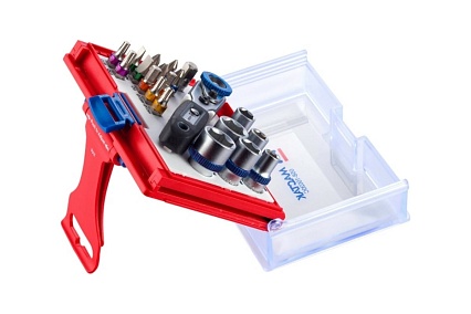 Набор вставок бит 1/4, TORX, HEX, PZ, PH, SLOT, 20 предметов Мастак 058-10020C