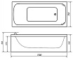 Акриловая ванна Тритон Стандарт 150х75 см