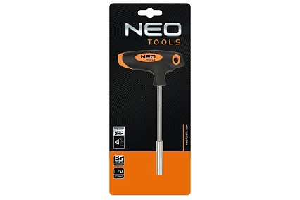 Держатель насадок типа Т,  1/4 дюйма, 175 мм Neo Tools 06-075