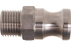 Камлок тип F (ниппель; наружная резьба BSP; 12 мм-1/2&quot;; нержавеющая сталь) TITAN LOCK TL50FSS