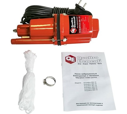 Вибрационный насос Quattro Elementi Acquatico 260-16 кабель 16 м 791-752