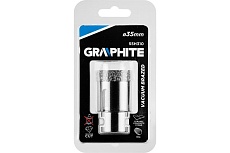 Коронка алмазная вакуумная пайка 35 мм, M14 Graphite 55H310