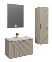 Мебель для ванной Grossman Блисс 70 см бежевый матовый