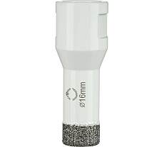 Коронка алмазная по керамограниту 16 мм, M14 на УШМ Diamond Industrial DIDKVP16M14