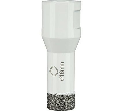Коронка алмазная по керамограниту 16 мм, M14 на УШМ Diamond Industrial DIDKVP16M14