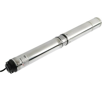 Скважинный насос JEMIX СН 3.5-2-45, Ø 3.5", 550 вт, макс.напор 60 м, ном.напор 45 м, при 2 куб.м./ч, 9 ступеней, крыльчатка пластик, встроенное управление СН 3,5-2-45, 35м