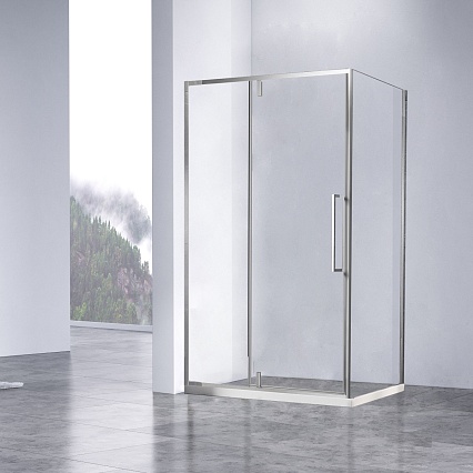 Душевой уголок Vincea Slim-N VSR-4SNP1010CL 100x100 хром, прозрачный