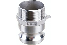 Камлок тип F (ниппель; наружная резьба BSP; 50 мм-2&quot;; нержавеющая сталь) TITAN LOCK TL200FSS