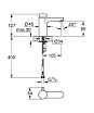 Смеситель для раковины Grohe Eurosmart Cosmopolitan T 36317000