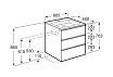 Мебель для ванной Roca Gap 60 см, 3 ящика, белый глянец
