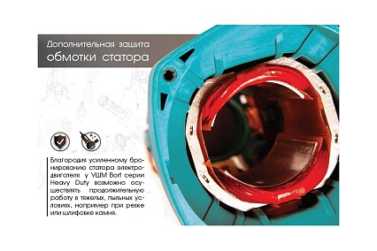 Угловая шлифовальная машина Bort BWS-1200-125 91275363