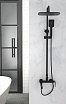 Душевая стойка BelBagno ACQUA-VSCM-NERO черный матовый