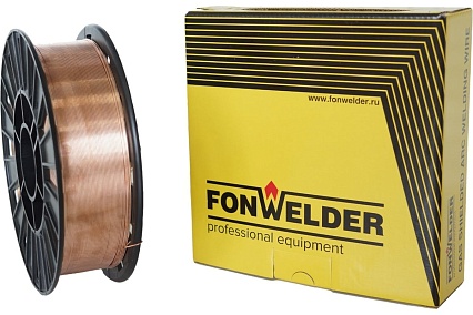 Проволока сварочная ER 70S-6 1 мм, 5 кг Fonwelder ER 70S-610-5
