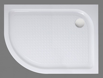 Поддон для душа BelBagno TRAY-BB-RH-100/80-550-15-W-R 100x80 четверть круга, правый