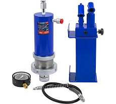 Цилиндр гидравлический для пресса в комплекте со станцией гидравлической и манометром, 30т Forsage F-0100-3Q(60415)