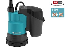 Аккумуляторный дренажный насос для чистой воды Gardena 14600-55.000.00