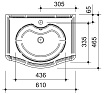 Раковина Caprigo 158-G3060 60 см