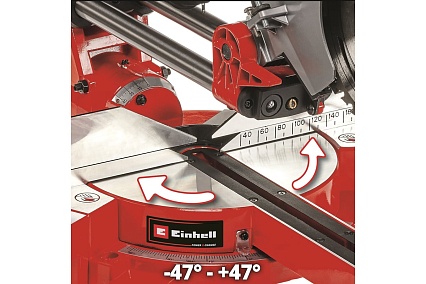 Торцовочная аккумуляторная пила с протяжкой Einhell PXC TE-SM 36/210 Li-Solo 4300880
